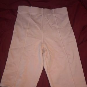pink biker shorts